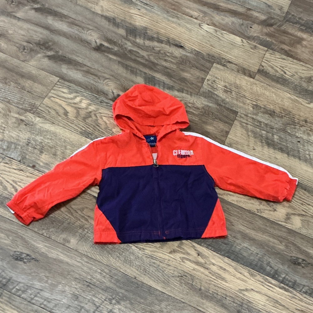 Clemson Tigers Toddler Windbreaker Hooded Jacket